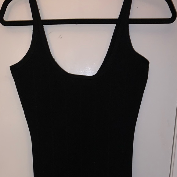 Fashion Nova Black Knit Dress Size L - Picture 4 of 6